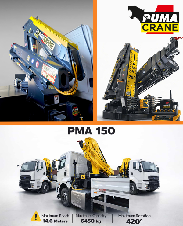 Puma Crane Katlanır Bomlu Vinç